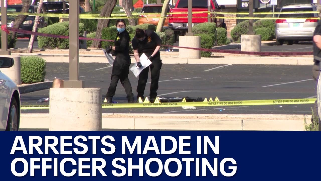 Teens arrested in shooting that injured Phoenix Police officer - YouTube