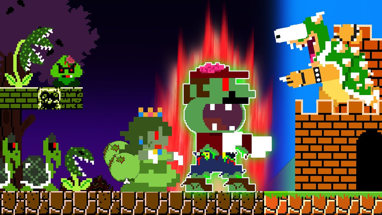 The Ultimate Adventure: Everything Mario touch turns to ZOMBIE | Bobo Mario