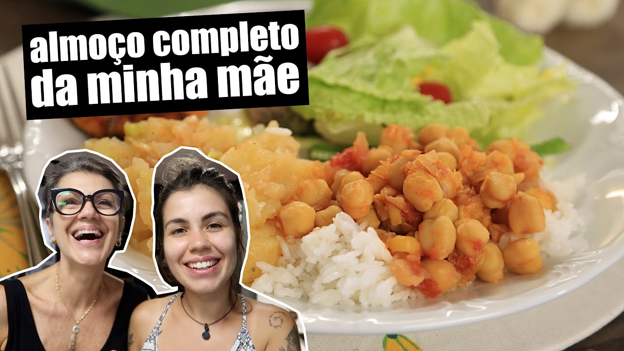 ALMOÇO COMPLETO RÁPIDO | COZINHANDO COM MINHA MÃE | TNM Vegg