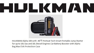 HULKMAN Alpha Bag EVA Protection Case for Alpha85/Alpha85S HULKMAN Alpha  Jump Starter 