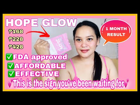 📌(Gluta REVIEW) HOPE GLOW GLUTATHIONE BY LUNA AURA | EFFECTIVE FOR SKIN  WHITENING