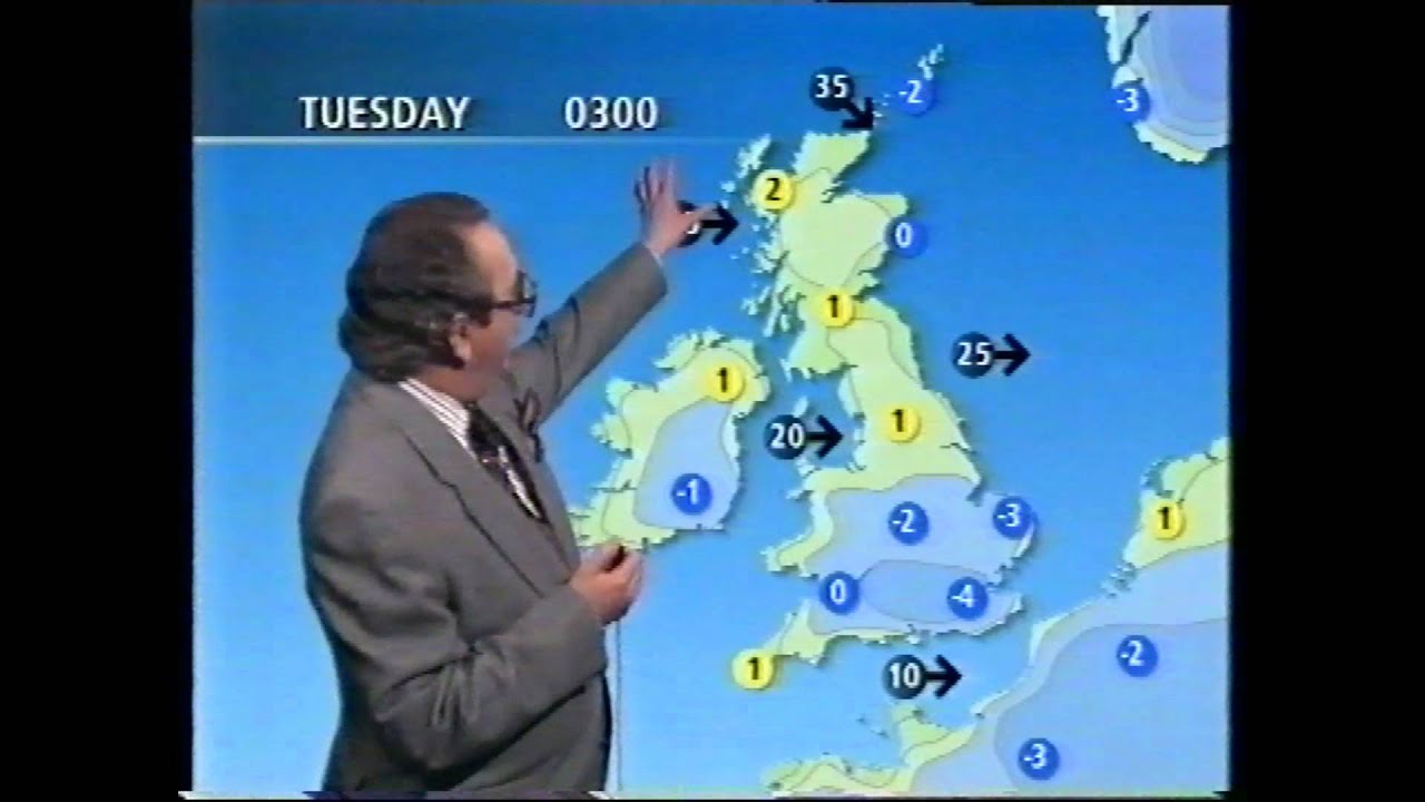 BBC Weather 25th January 1993 YouTube