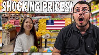 Italian Reacts To 🇺🇸 USA Grocery Store Experience