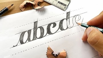 Best Way To Practice Cursive Lettering - Free Practice Sheet included