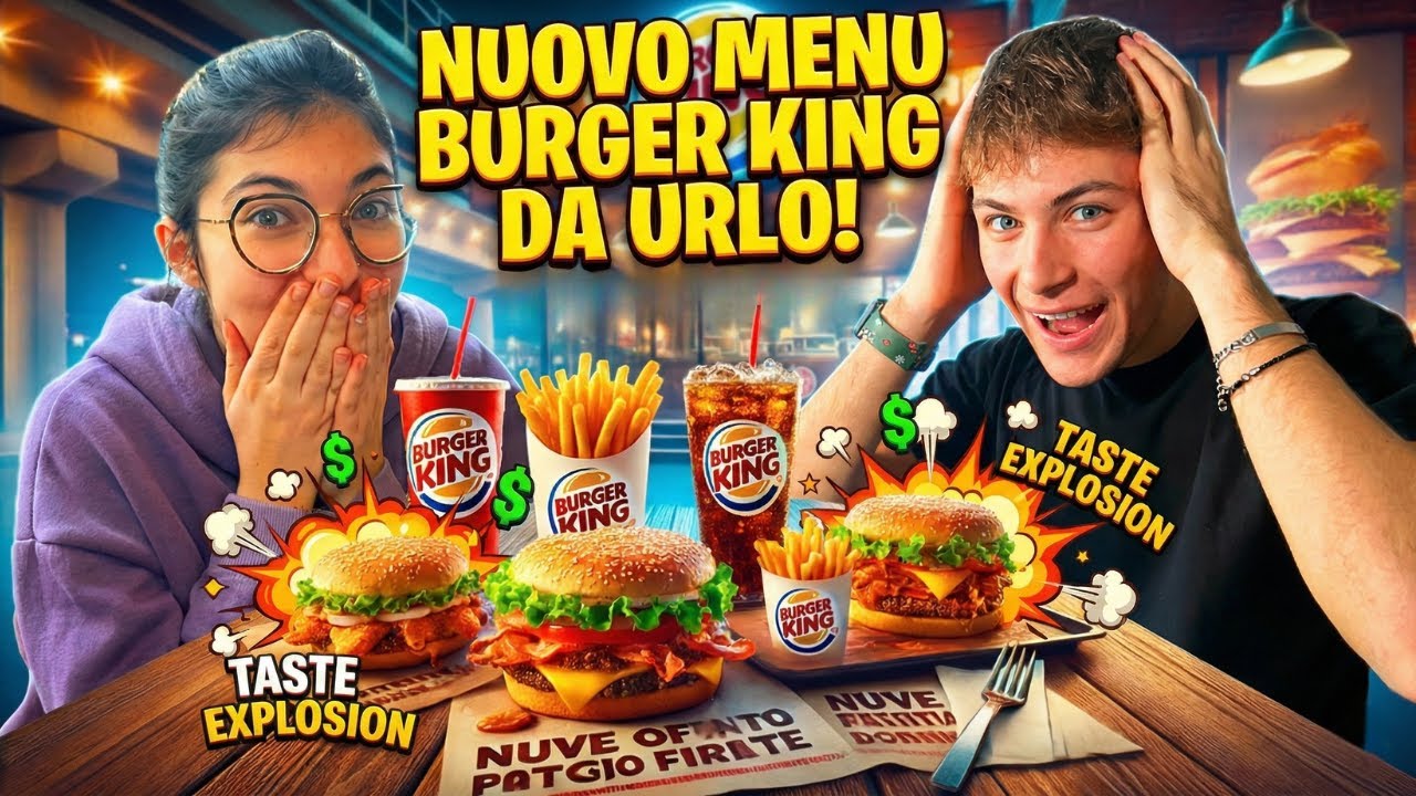 BURGER KING: OFFERTA SPECIALE a 5€! Ci sazierà? 🍔🤔 | BimbiGiganti