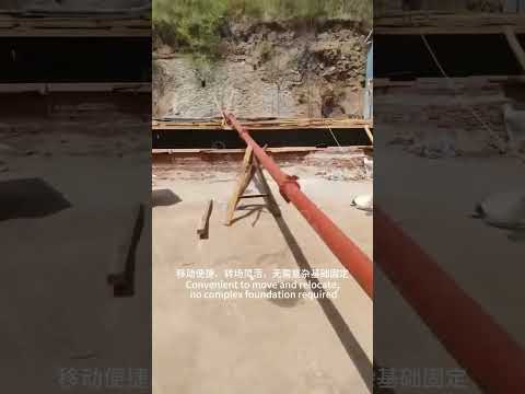 Inclined Concrete Pump Customer Site Construction