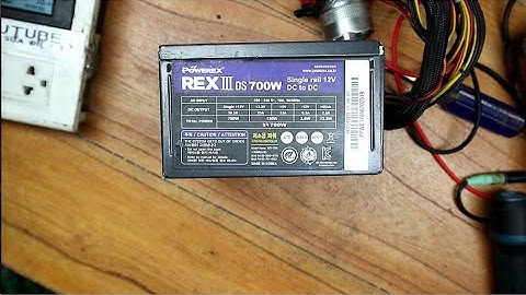 Sửa nguồn ATX chỉ có 5V STB,nguồn cấp sau không chạy!