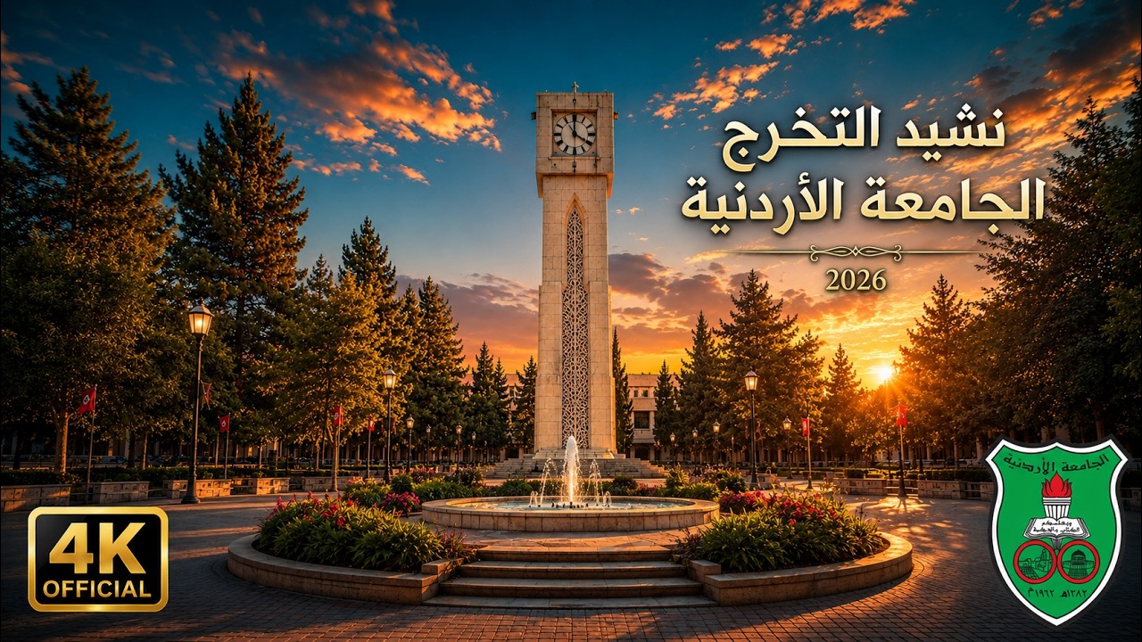 أغنية / نشيد التخرج الجامعة الأردنية - تصوير كليات الجامعة  (4K) | 2026 - JU - University of Jordan