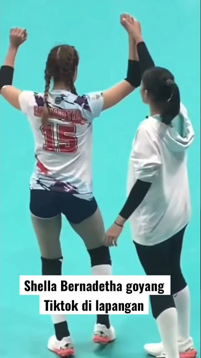 Goyang Tiktok di Lapangan Shella Bernadetha bikin penonton gagal focus #shorts #shellabernadetha