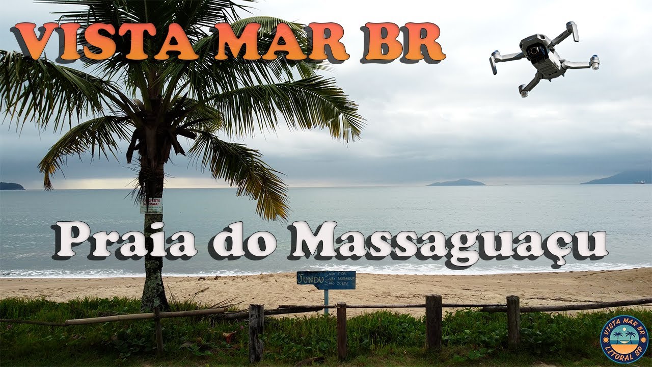 Praia do Massaguaçu - Caraguatatuba/SP - Drone 4K