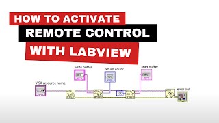 Control your Red Pitaya with LabVIEW; Introduction by PE3ES F4VTQ