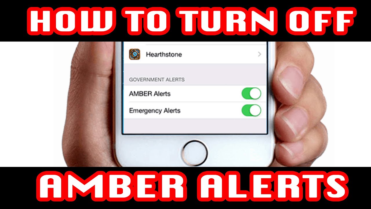 How To Turn Off Amber Alerts! (Emergency/Government) On Iphone