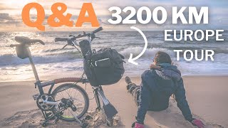 40 - บททบทวนทัวร์ยุโรป: 3200 กม. โดยจักรยานพับ BROMPTON | งบประมาณ - วัสดุ - ความกลัว🚴