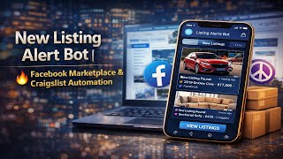 New Listing Alert Bot | 🔥 Facebook Marketplace & Craigslist Automation screenshot 5