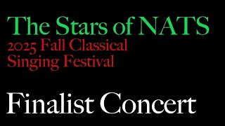 The Concert:  The Stars of SFBAC NATS Fall 2025 Classical Auditions