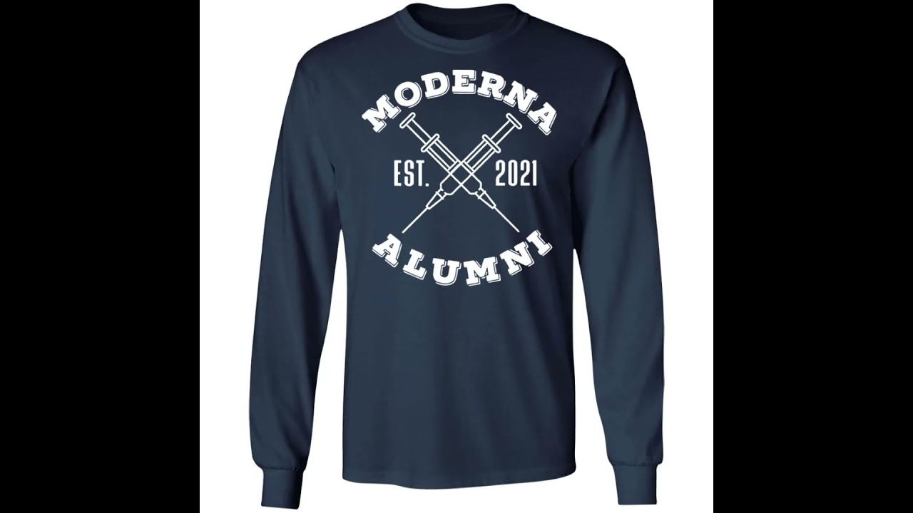 Moderna Est 2021 alumni shirt