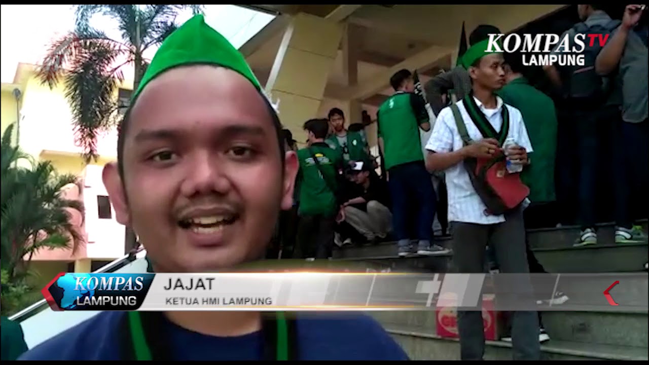 HMI LAMPUNG TUNTUT HENTIKAN KEBIJAKAN IMPOR BERAS DAN PELANGGARAN HAM
