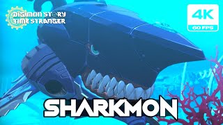 Digimon Story: Time Stranger - Sharkmon Boss Fight (4K 60 FPS PC)