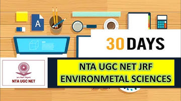 💯UGC NET JRF ENVIRONMENT SCIENCES | 30 day plan| net jrf environmental sci June 2022| envirocademy 🔥