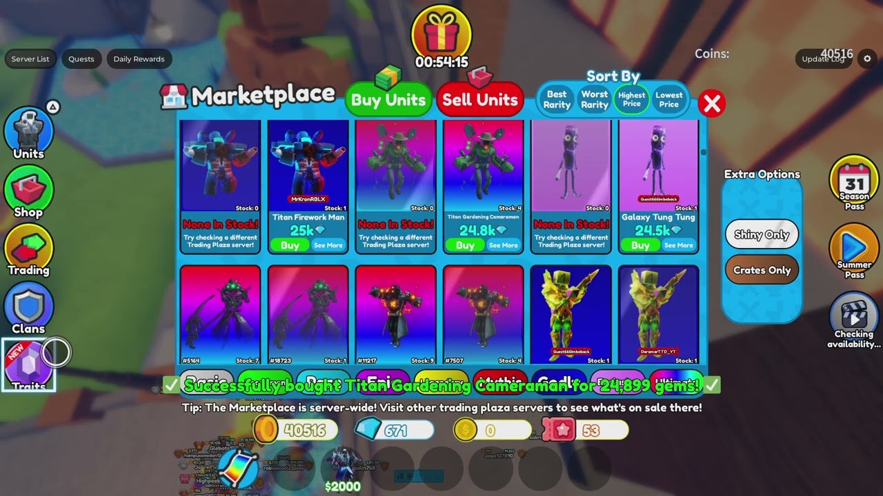 Buying Titan Gardening Cameraman