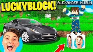 *ALEXANDER HUSUM* LUCKYBLOCK I MINECRAFT!! (DANSK MINECRAFT)