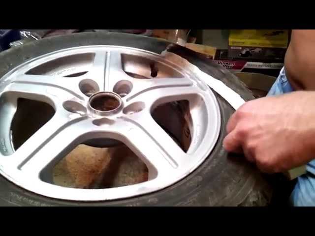 Как самостоятельно выполнить покраску литых колесных дисков