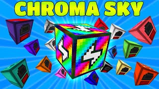 Chroma Sky Minecraft Modpack EP 21 Extra Utilities 2 Rainbow Generator | Modded Minecraft