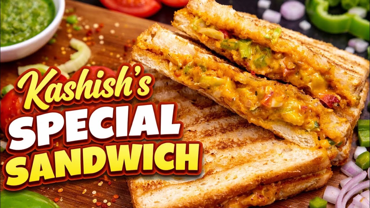 એક bite અને દિલ ખુશ 💛 આ Sandwich special છે! | Gujarati Vlog 