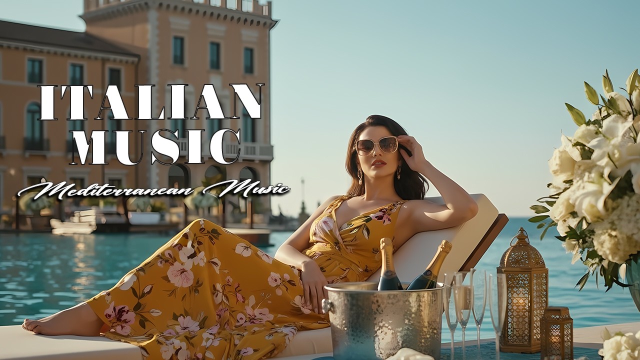 Chill Mediterranean Bliss 🌊 Soothing Italian Music & Gentle Seaside Dreams 4K