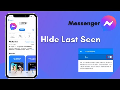 ვიდეო: როგორ გამორთო Facebook Messenger-ის აპში ნანახი?