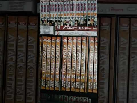 My attack on titans manga box sets collection