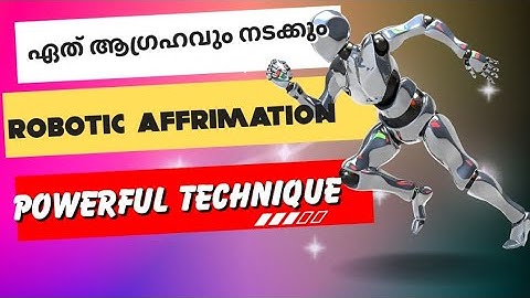 How To Manifest Using ROBOTIC AFFRIMATION ( Yes It