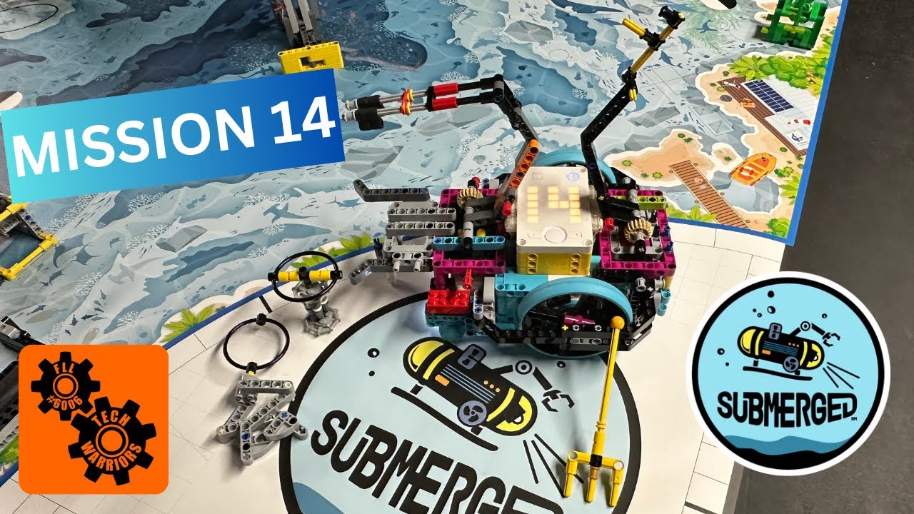 2024-2025 FLL SUBMERGED Mission 14 Sample Collection Solution with Spike Prime