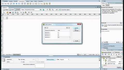 Curso de Adobe Dreamweaver CS3 - Formularios parte 3