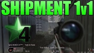Shipment Sniper 1v1! Throwin' It Back (CoD4)