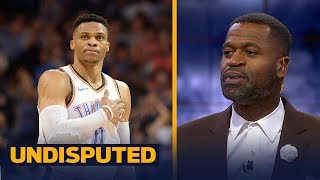 Stephen Jackson on Westbrook's 20-rebound performance to end the 2018 regular season | UNDISPUTED