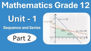 2. Grade 12 Maths Unit 1 Sequence part 2 | Arithmetic Sequence | New curriculum | Afan Oromo