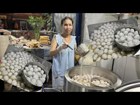 Video Hàng bún mọc với cục mọc khổng lồ phục vụ người Sài... - youtube