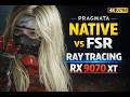 Pragmata 4K Ray Tracing Benchmark | Native vs FSR 4.1 Q| RX 9070 XT | Ryzen 7 5700X | Ultra Settings