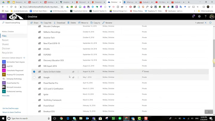 OneDrive Sharing Files and Folders & Share Permissions