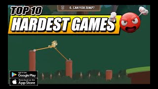 TOP 10 HARDEST Mobile Games - Ios games and Android games - Dead Cells -  Out There: Ω Edition - Getting Over It - TapTap