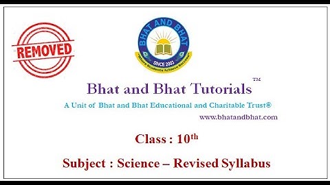 Science - 30 % reduced - 10th CBSE | Revised Syllabus | 2020-21 |