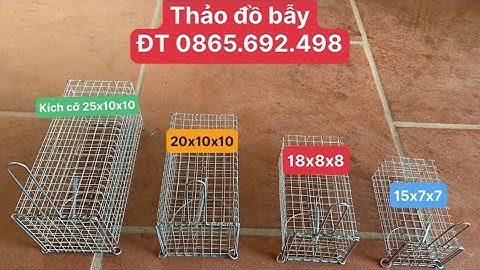 4 kích thước lồng bẫy chuột đường mòn hiệu quả nhất.bẫy cống nhung,chuột đồng,sóc bông,sóc đất,