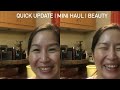 Quck life update  mini haul  beauty  morning routine  window of happiness 