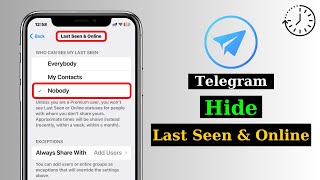 How To Hide Last Seen And Online on Telegram | How To Show/Appear Offline on Telegram by Sky Tech Studio 10 views 2 weeks ago 1 minute, 24 seconds