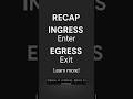 Ingress vs Egress Explained in 60 Seconds #networking #devops #kubernetes #fullstackdeveloper