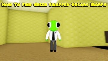 UPDATE - HOW TO FIND GREEN SWAPPED COLORS MORPH IN BACKROOMS FIND THE MORPHS - ROBLOX !!!