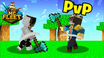 I tried Axe PvP in the McFleet Minecraft server… and things got CRAZY! 