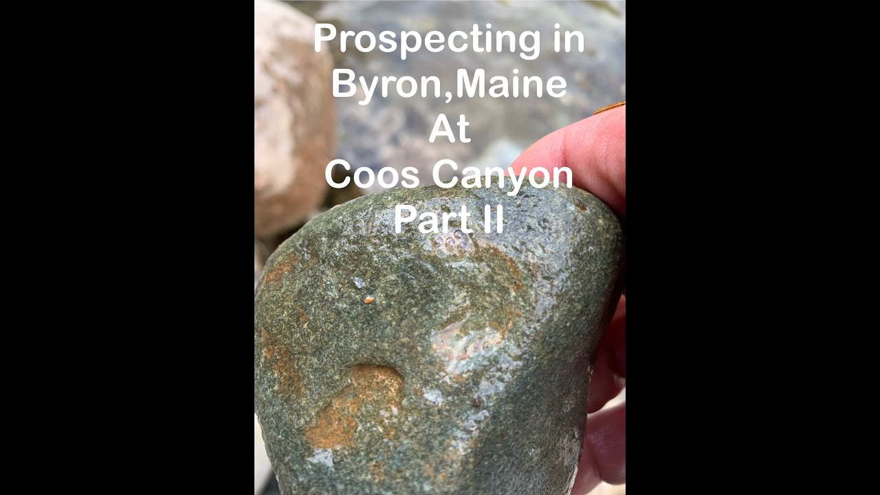#goldprospecting in Byron, Maine at Coos Canyon Part II we are on the Gold