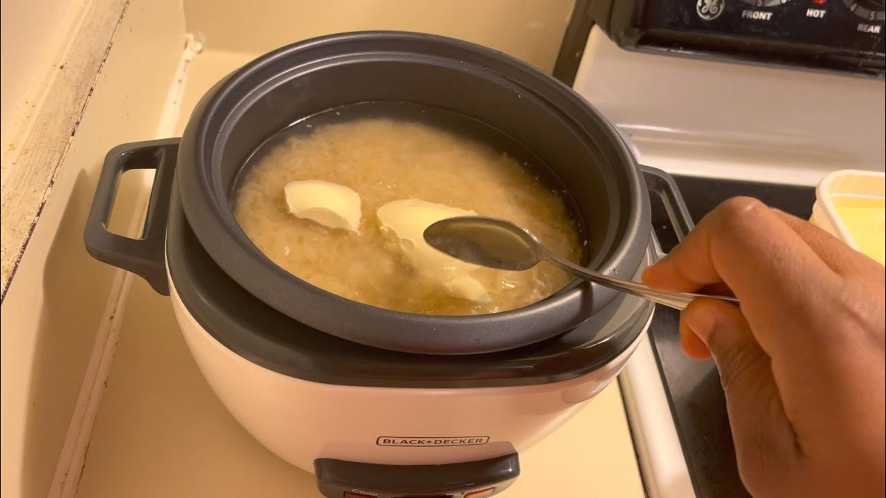 How to use the Black + Decker Rice Cooker YouTube